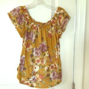 Boho flower top